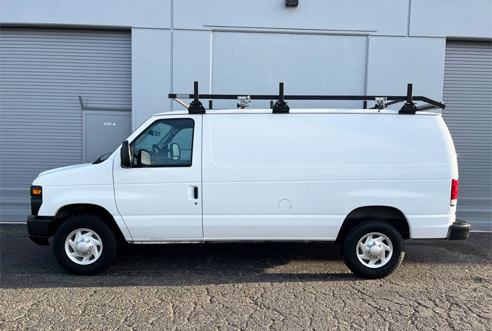 2008 Ford E-350 Cargo Van w/ 61K - Driver Side