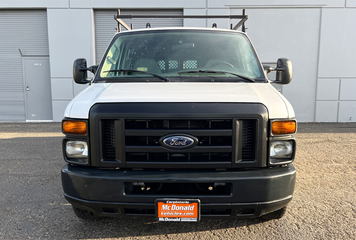 2008 Ford E-350 Cargo Van w/ 61K - Front  View