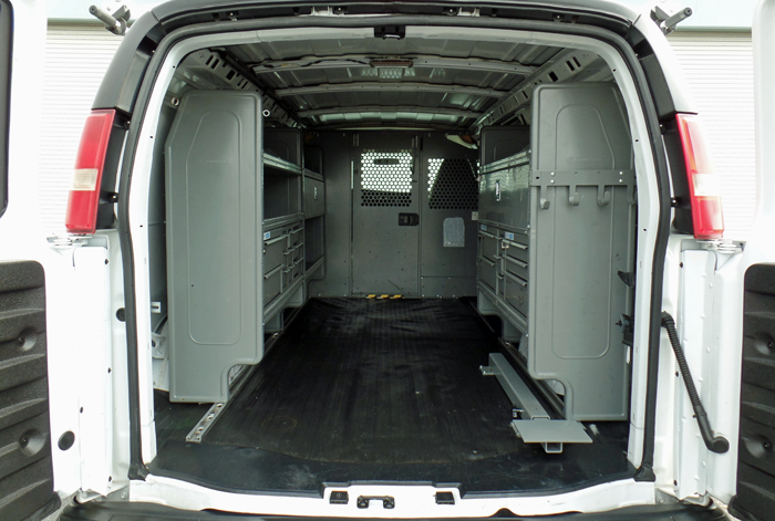 2009 Chevy C2500 Cargo Van - Open Rear View 1