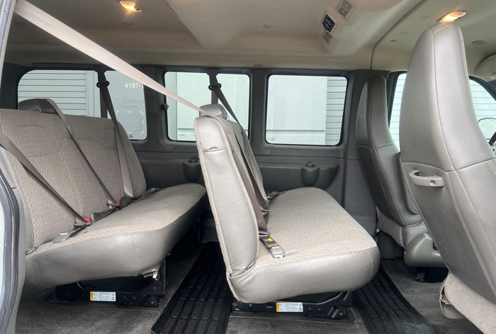 2017 Chev Express  LS 2500 8 Passenger - Inside Passenger Rear