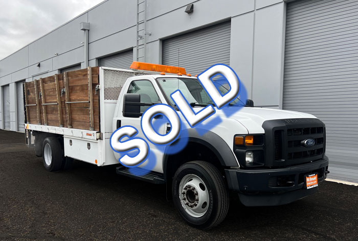 2008 Ford F-450 14' Stakebed with/ Only 48K