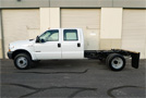 2004 Ford F-550 6.0L Diesel 4 x 4 6 Spd MT. Cab & Chassis- Driver Side
