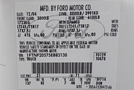 2005 Ford F-250 XL Cab & Chassis - Federal Label