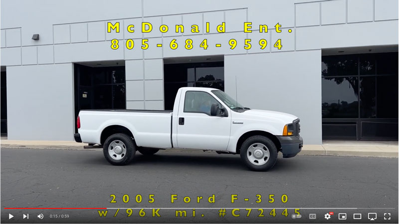 2005 Ford F-350 Pickup w/ 96K. miles on YouTube