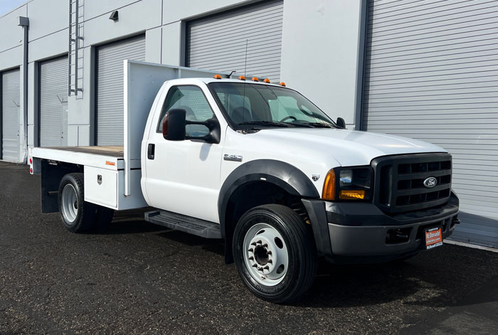 2006 Ford F-450  9' Flatbed Truck w/ 66k #C61249 