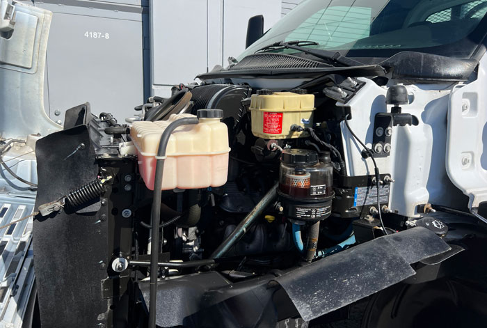 2008 Chevy C4500 9' Dump - Engine Compartment
