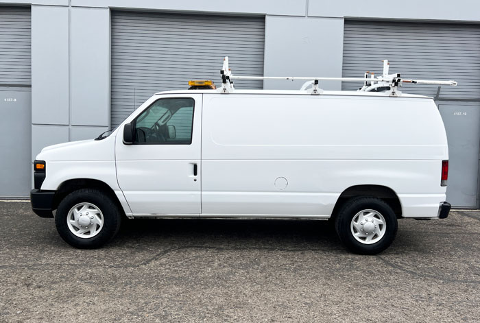 2008 Ford E-250 Cargo Van w/ 40K - Driver Side