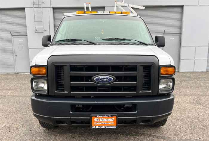 2008 Ford E-250 Cargo Van w/ 40K -  Front View 