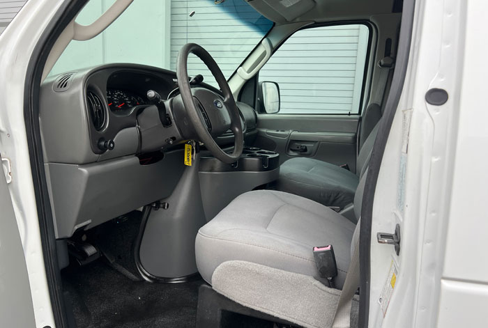 2008 Ford E-250 Cargo Van w/ 40K -  Inside Driver Area 