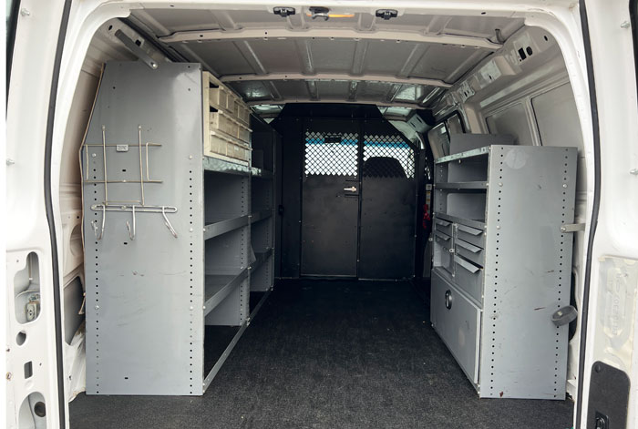 2008 Ford E-250 Cargo Van w/ 40K -  Rear Cargo Area 