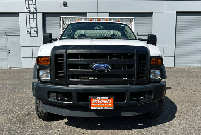 2008 Ford F-450 12' Stakebed - Front View