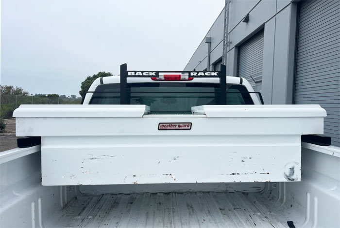 2012 GMC Sierra C2500 HD Pickup - Back Rack & Weatherguard Box