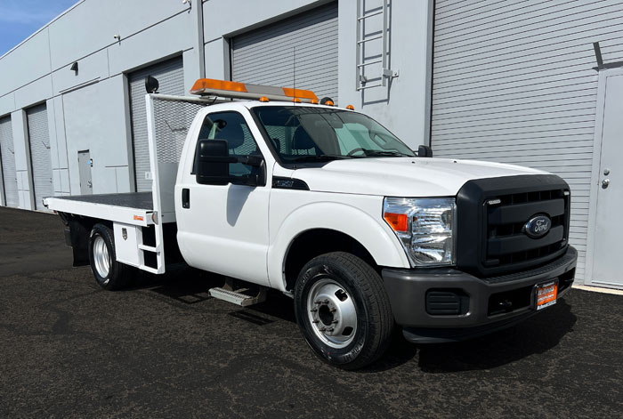 2012 Ford F-350  10' Flatbed Truck w/ 45k & Tuckaway Liftgate #B84741 