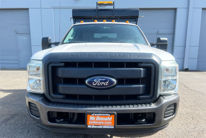 2012 Ford F-350 Super Cab Dump - Front View 