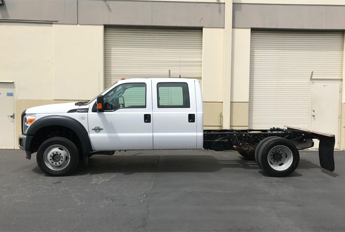 2012 Ford F-550 Crew Cab 4WD 6.7L Power Stroke Diesel - Driver Side