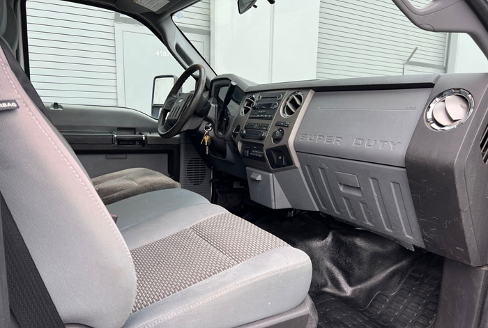 2012 Ford F-550 XLT 12' Stakebed Truck - Inside Passenger