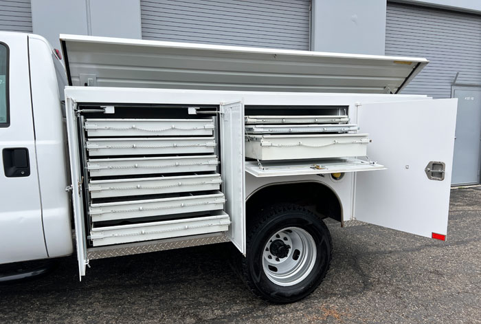 2013 Ford F-350 4WD Utility  - Box - Driver Side 1