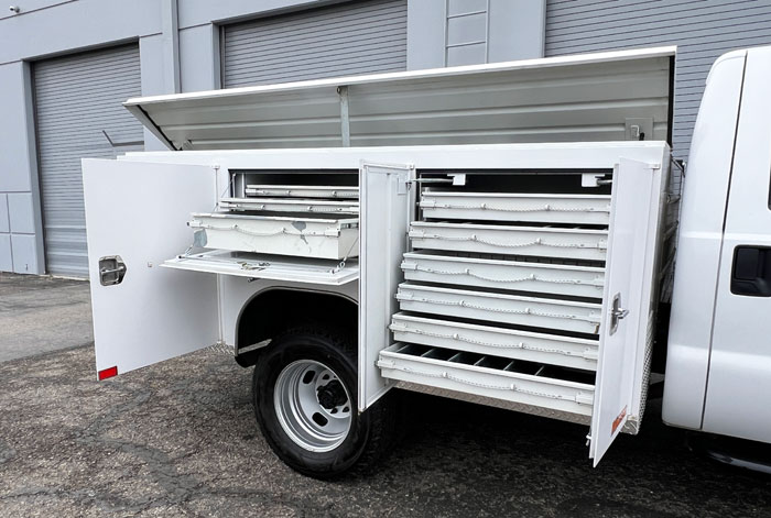 2013 Ford F-350 4WD Utility - Box - Passenger Side 1