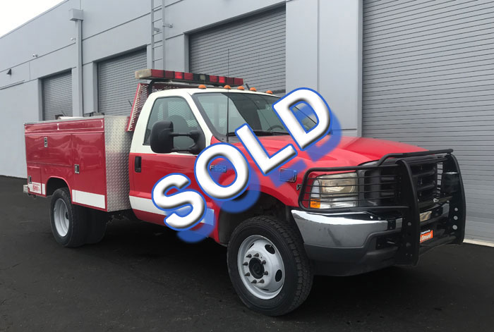 2003 Ford F-550 Super Duty XL 4 x 4 Brush Truck w/ 107K 