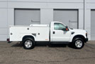 2012 Ford F-350 10' Flatbed- Passenger Side