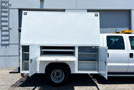 2011 Ford F-350 Utility - Boxes - Passenger Side - Closeup