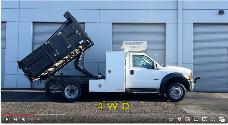 2006 FordF-450 6.0 L Diesel 12' Dump Demo on YouTube