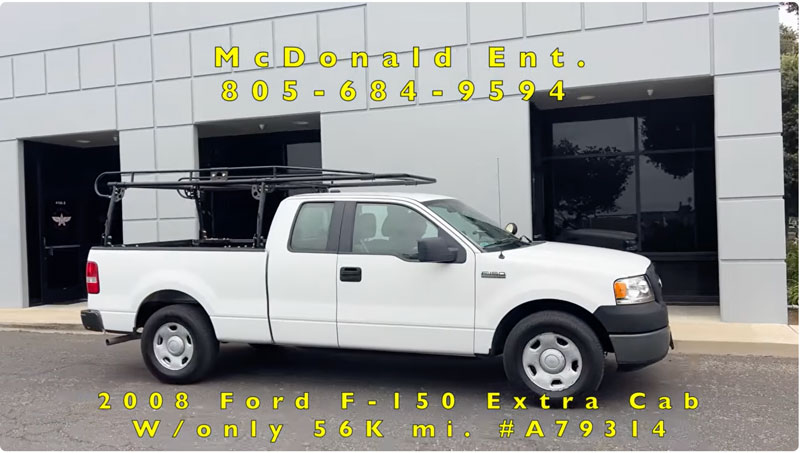 2008 Ford F-150 Ext. Cab Pickup w/ 56K on YouTube