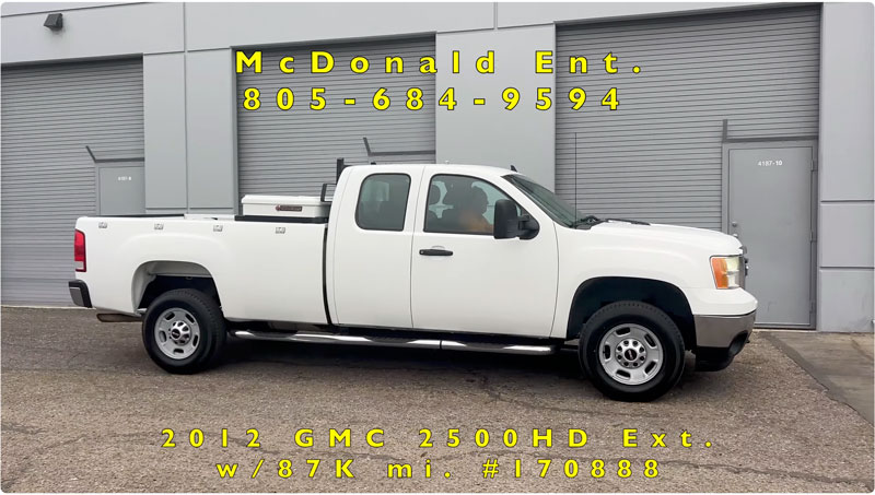 2012 GMC Sierra 2500 HDPickup Truck W/ only 87K. miles on YouTube