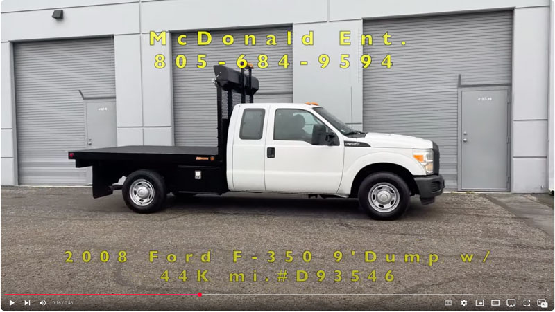 2012 Ford F-350 Super Cab Dump Truck with/ Only 85K  miles on YouTube