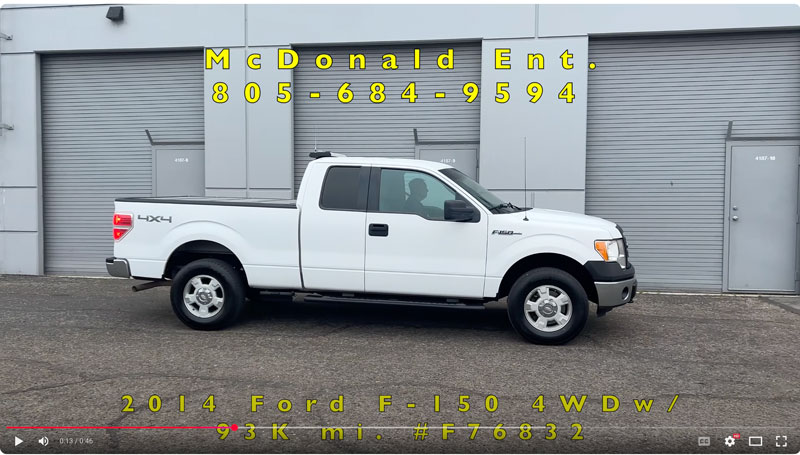 2014 Ford F-150 4Wd Ext. Cab Pickup w/ 93K on YouTube