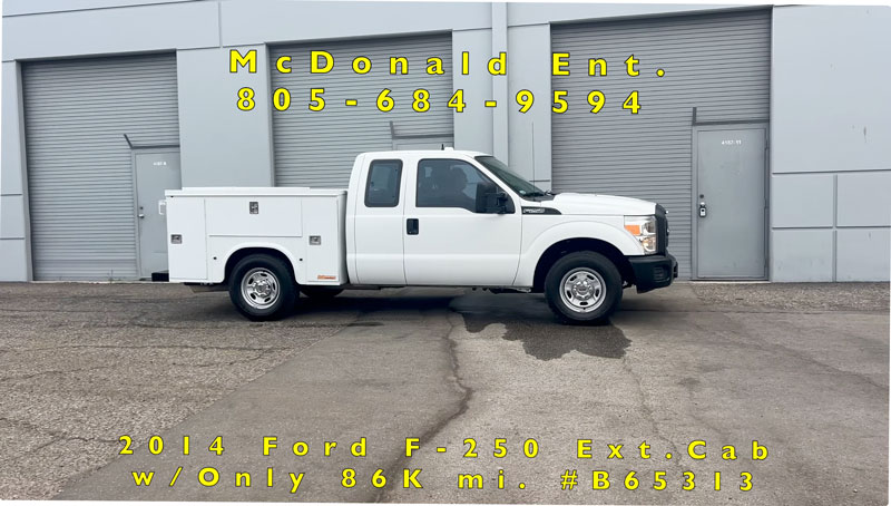 2014 Ford F-250 Ext. Cab Utility w/ Only 86 K  on YouTube