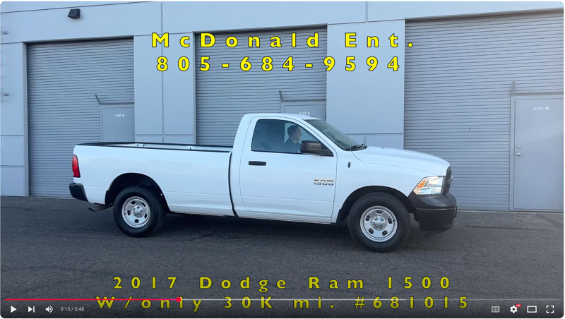 2017 Dodge Ram 1500 Pickup w/ Only 30K on YouTube